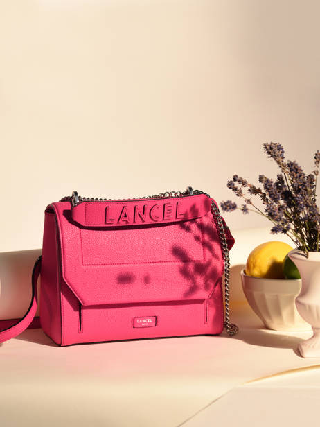 Handtas M Ninon Leder Lancel Bruin ninon A09222 ander zicht 5